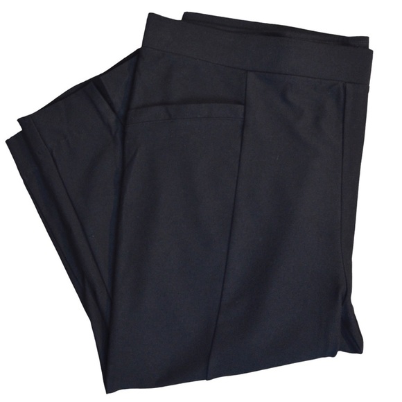 WynneLayers Essential Crepe Knit Crop Pant 821-353, Black - Size 2XP LIKE NEW! - Picture 7 of 8